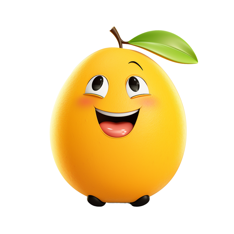 AI generated Mango png isolated on transparent background