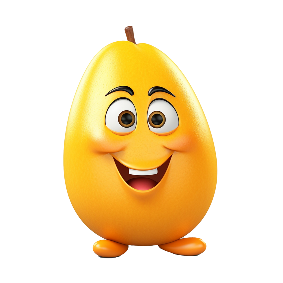 AI generated Mango png isolated on transparent background