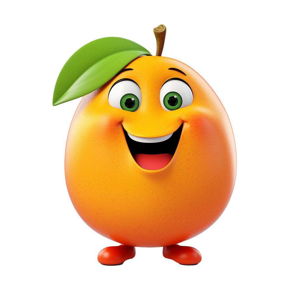 AI generated Mango png isolated on transparent background