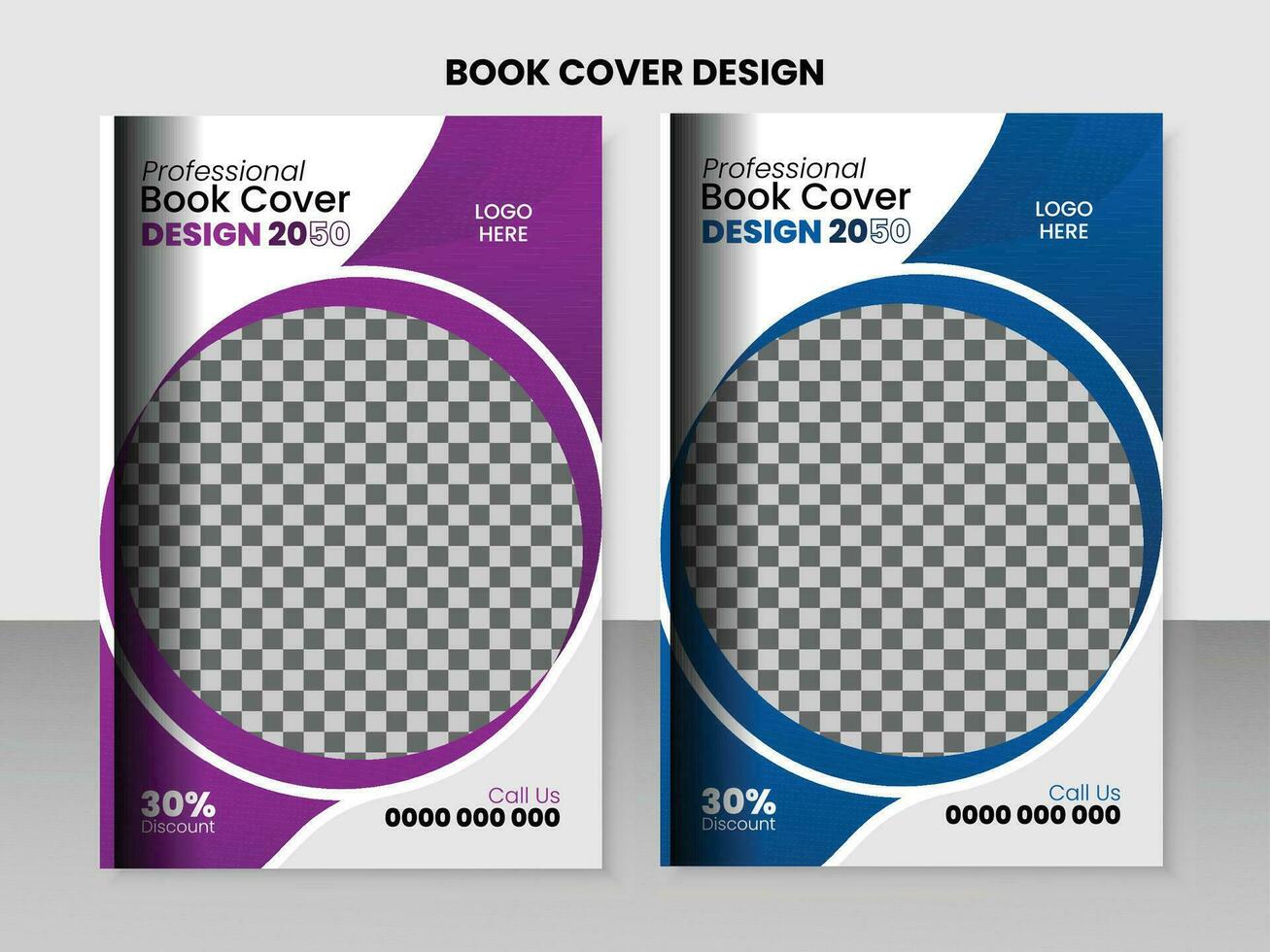Vector elegant, creative, modern, minimal and green abstract book cover design.
