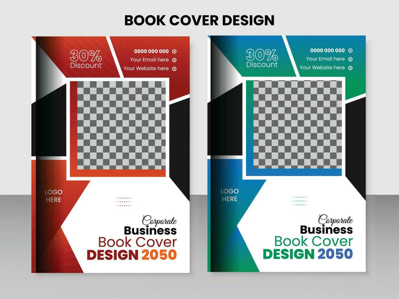 Consulting, marketing and multipurpose geometric business brochure or Book cover. vector