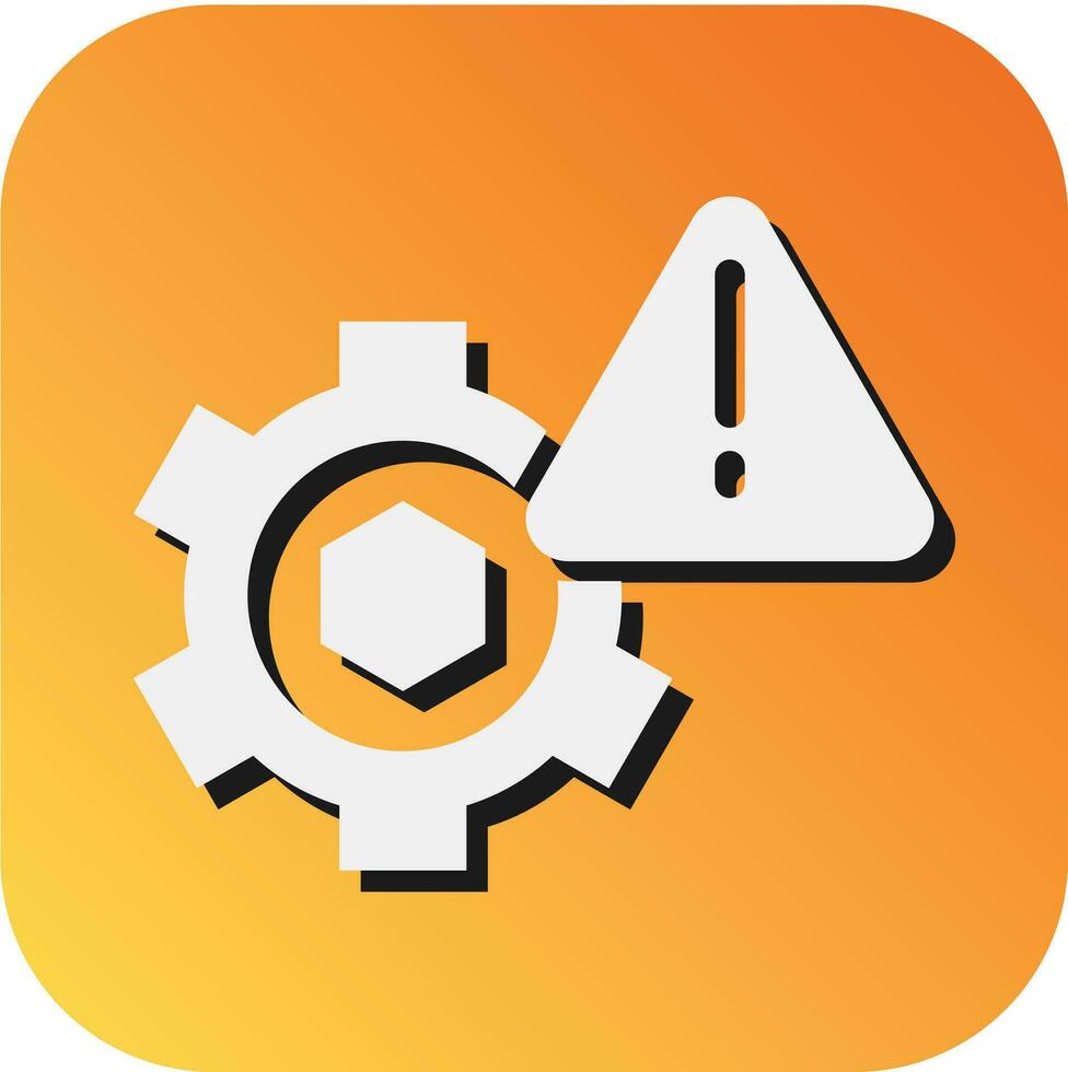 Risk Management Vector Glyph Gradient Background Icon For Personal And Commercial Use.