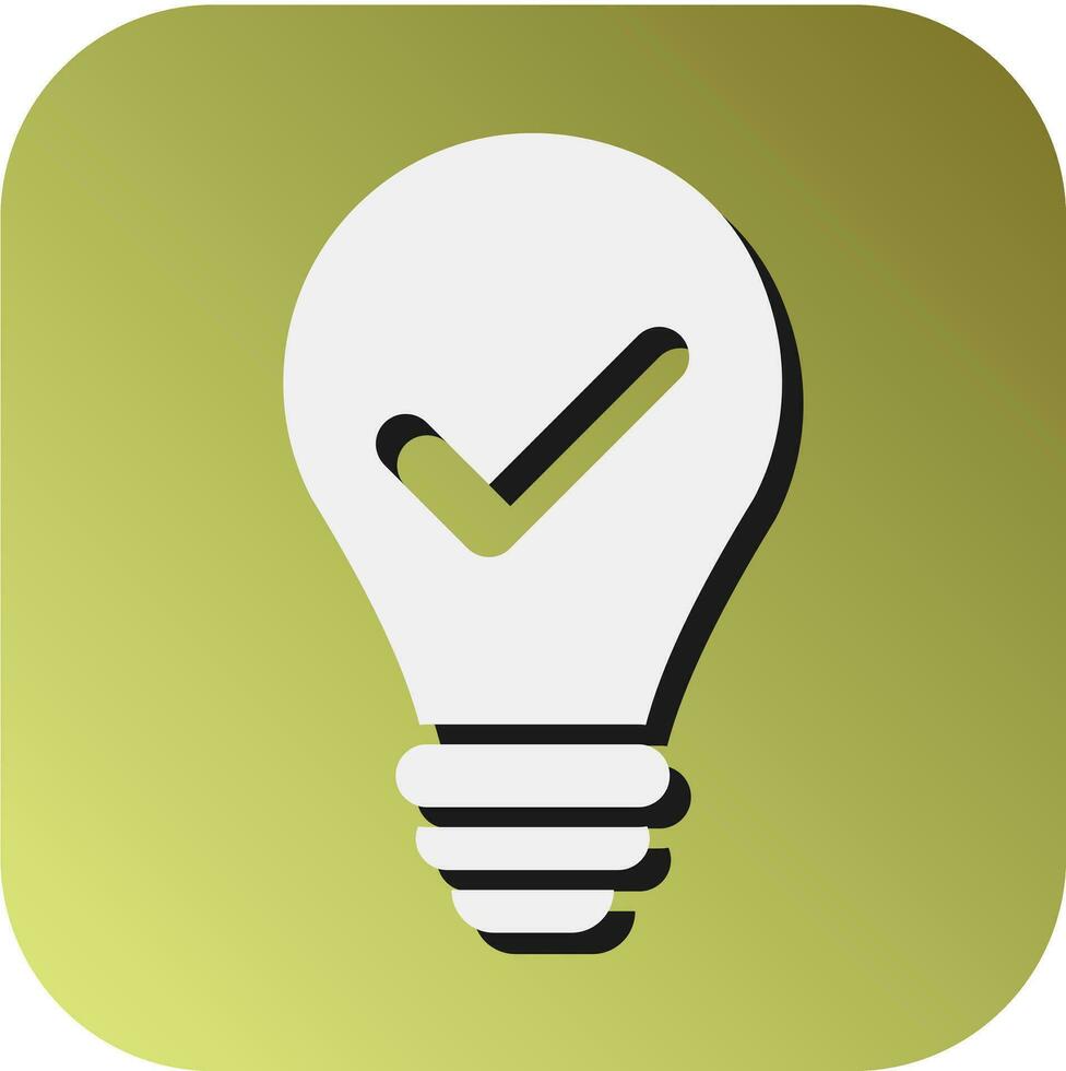 Solution Vector Glyph Gradient Background Icon For Personal And Commercial Use.