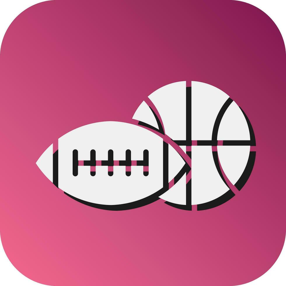 Sport Vector Glyph Gradient Background Icon For Personal And Commercial Use.