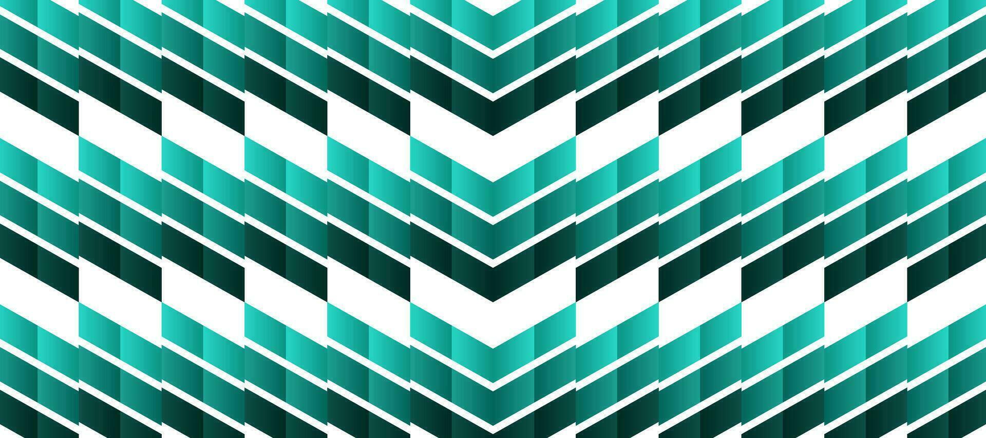 abstract futuristic chevron green pattern background vector