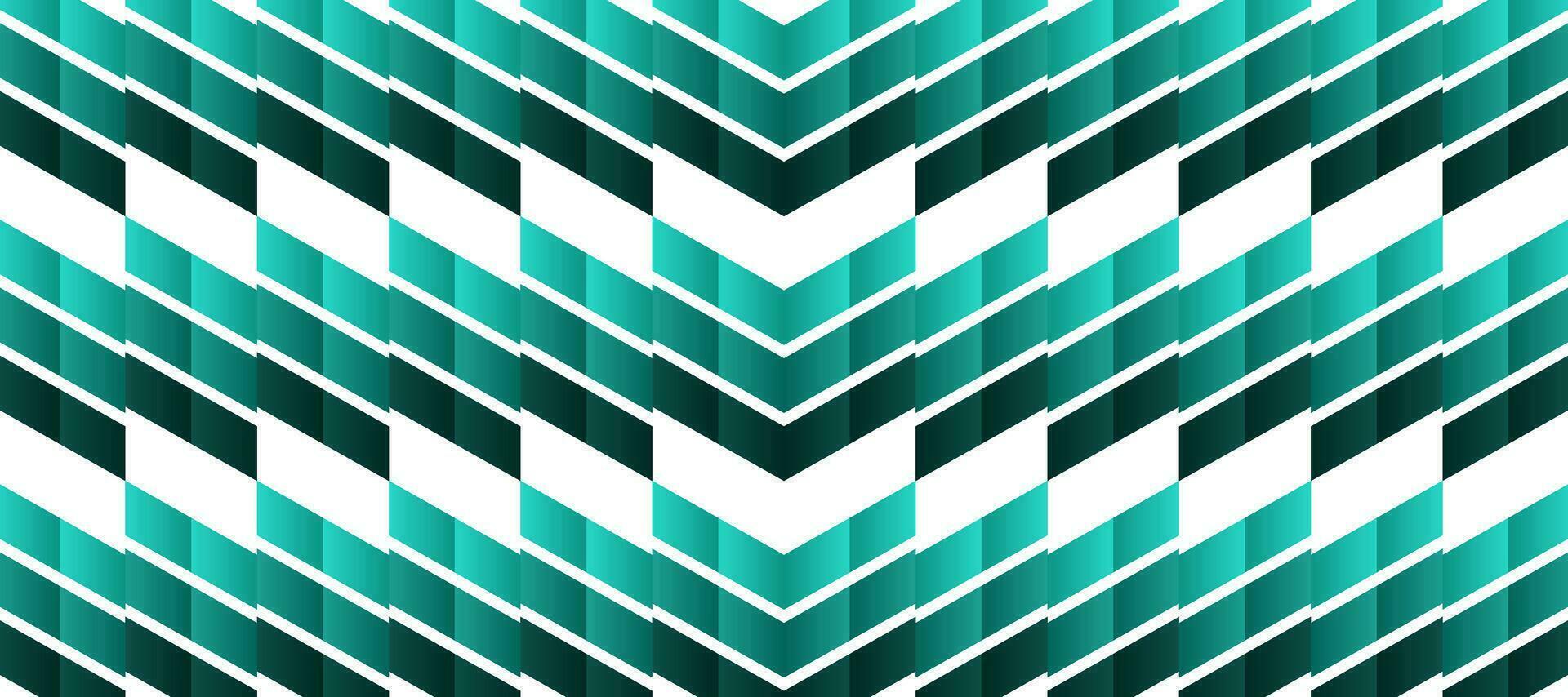 abstract futuristic chevron green pattern background vector