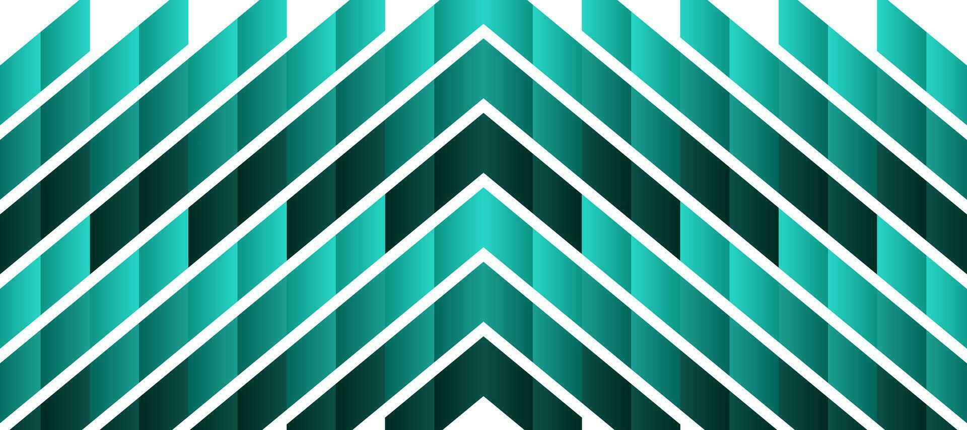 abstract futuristic arrow chevron polygon green pattern background vector