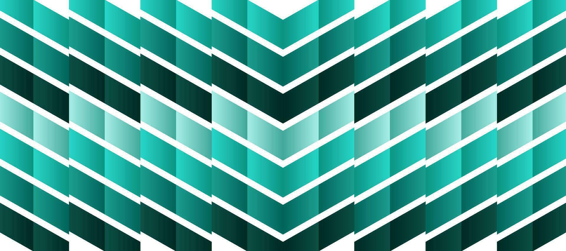 abstract futuristic chevron polygon green vector