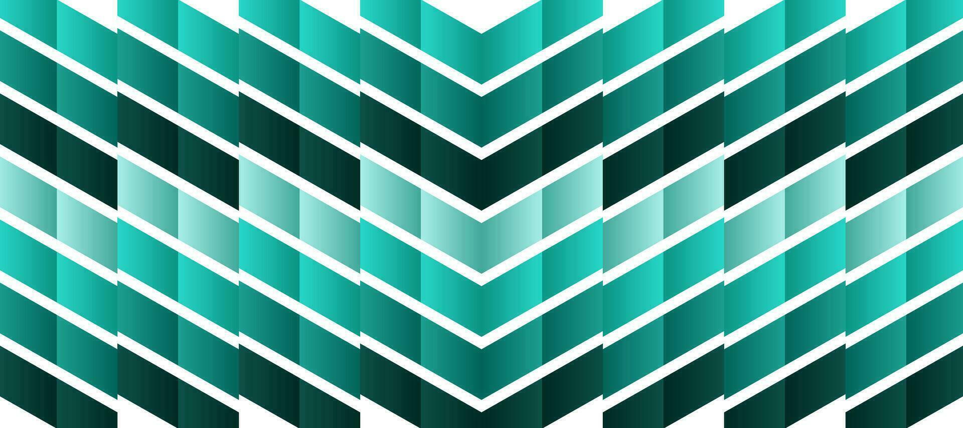 abstract futuristic chevron polygon green vector