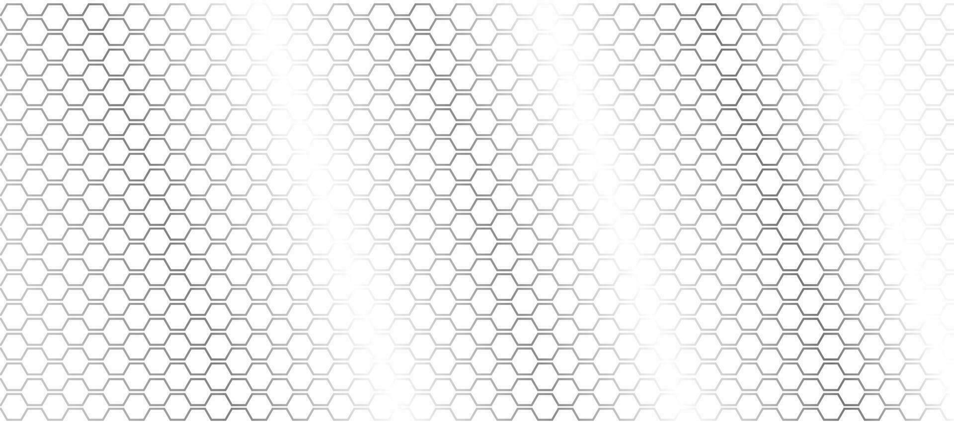 hexagonal black glossy metal grid background vector