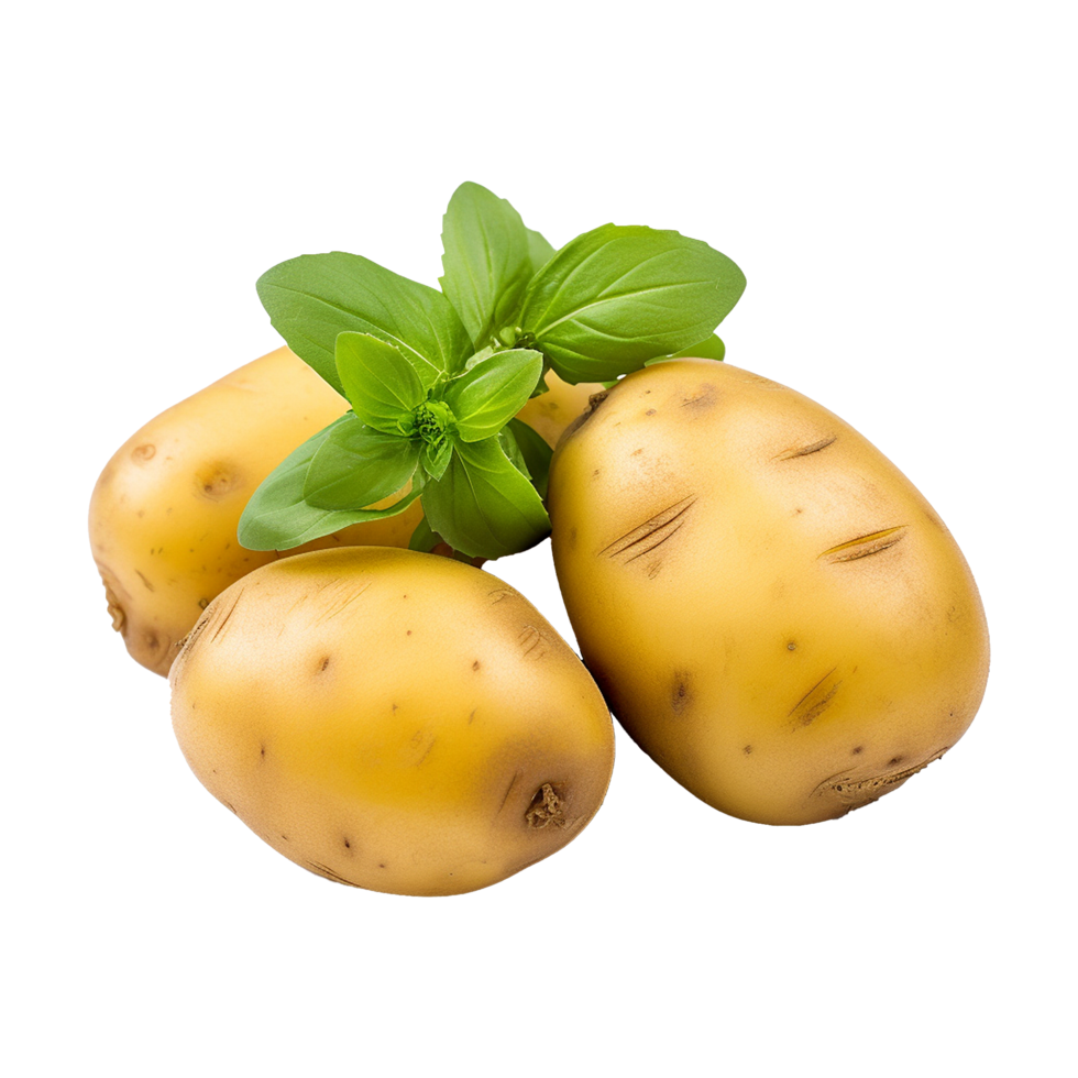 AI generated Potato isolated on transparent background png