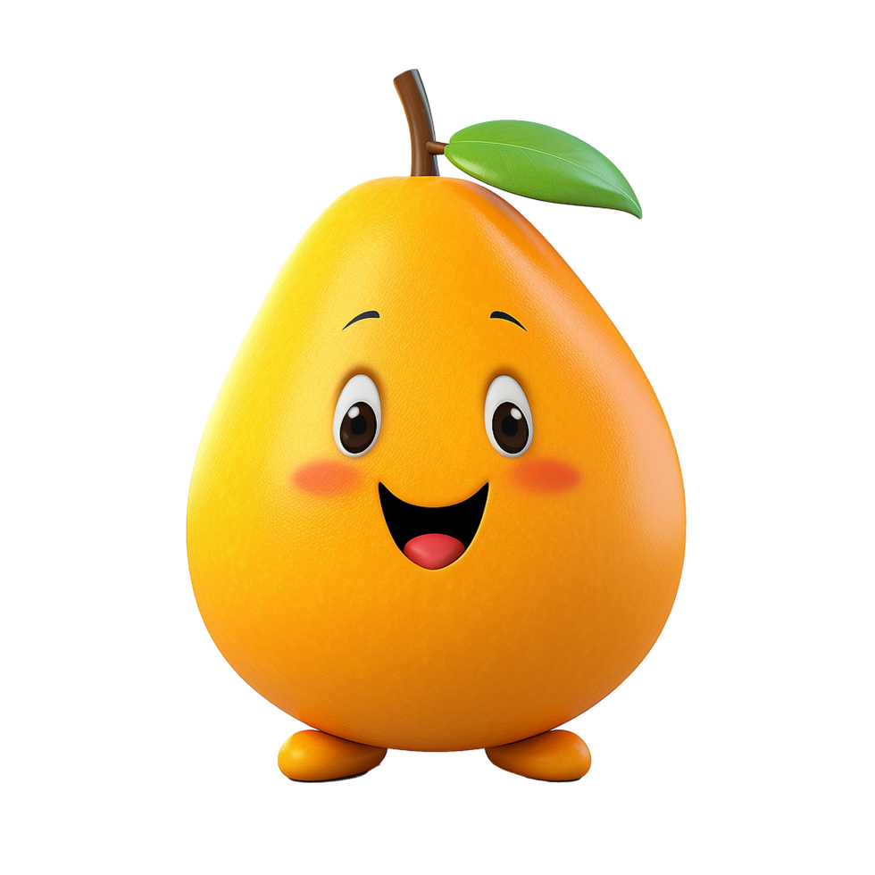 AI generated Mango png isolated on transparent background