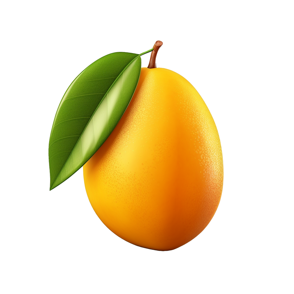 AI generated Mango png isolated on transparent background