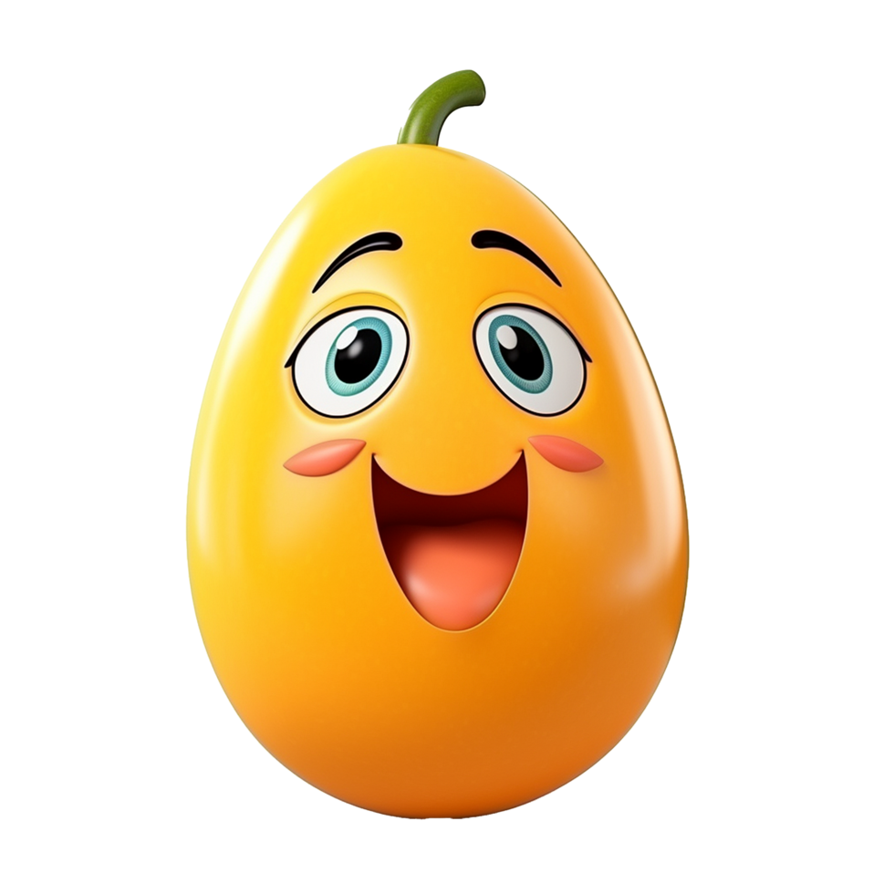AI generated Mango png isolated on transparent background