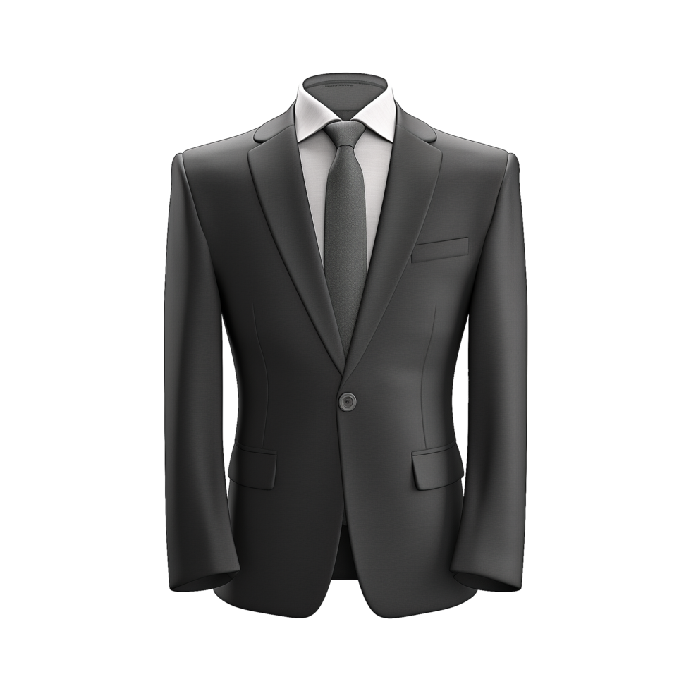 AI generated Man fashion formal dress isolated on transparent background png