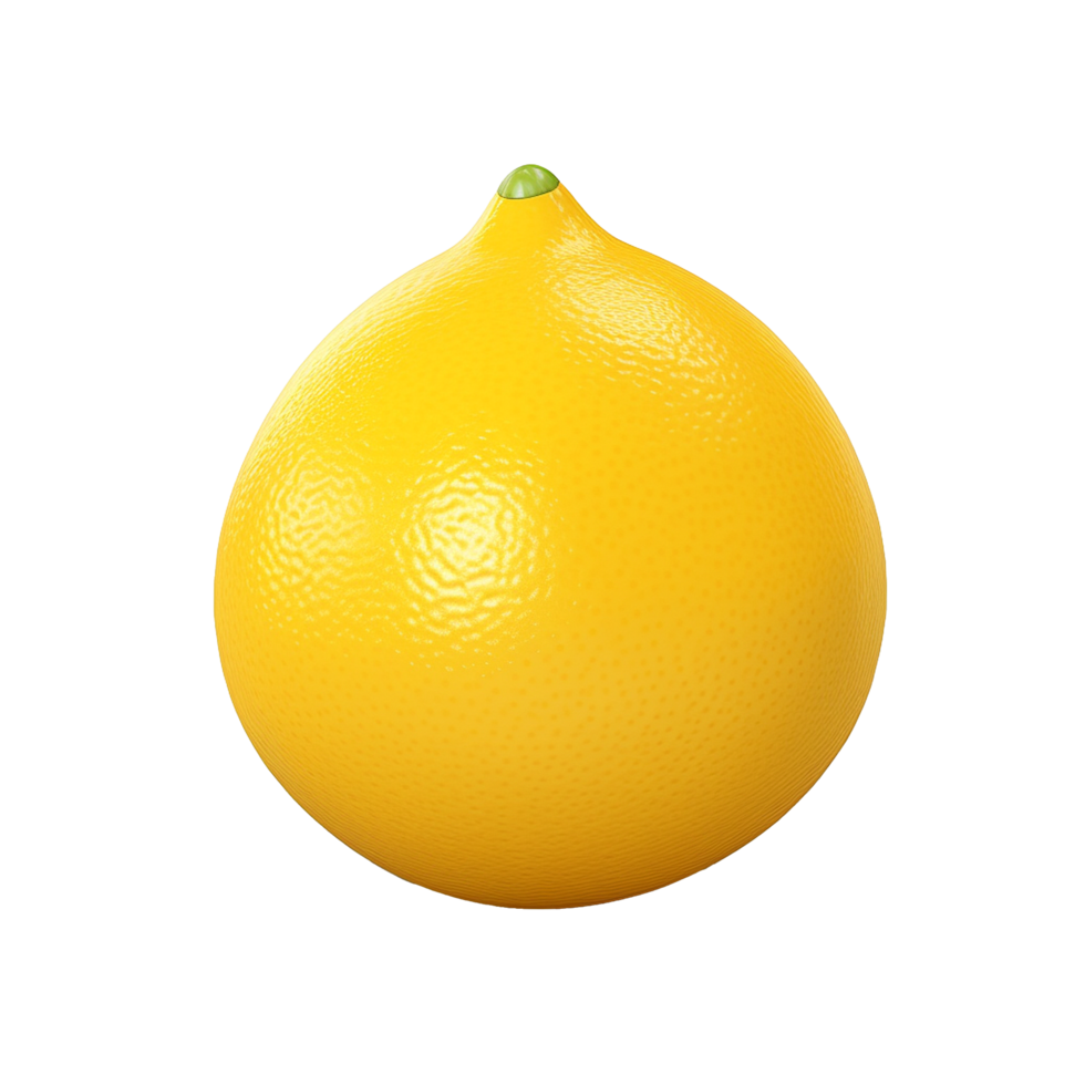 AI generated Lemon png isolated on transparent background