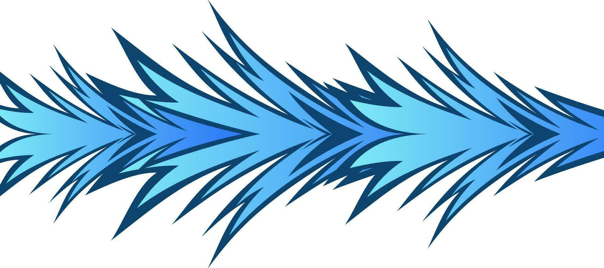 blue hot flames racing car livery decal wrap sticker background vector