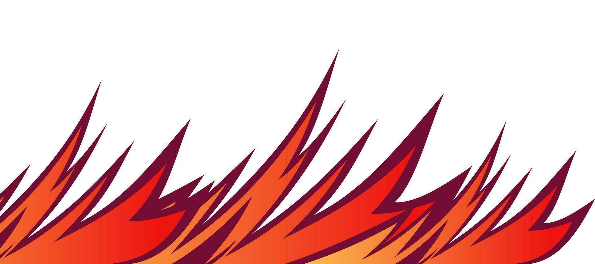 red fire hot flames racing car livery decal sticker background vector