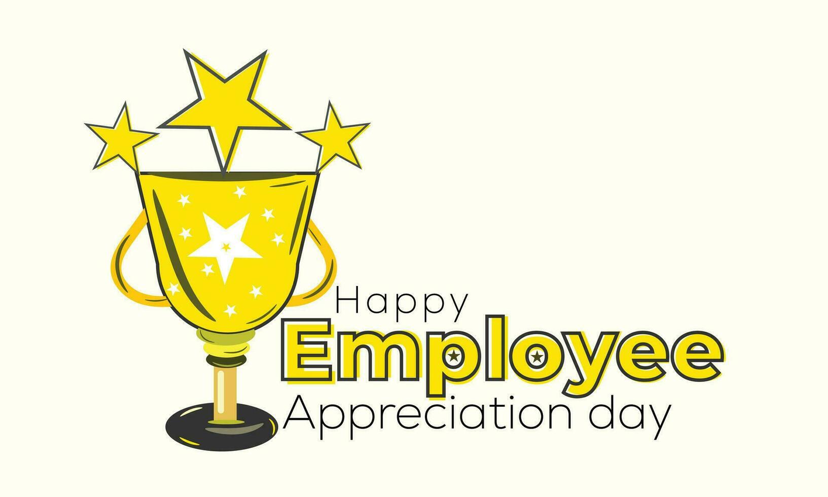 National Employee Appreciation Day. background, banner, card, poster, template. Vector illustration.