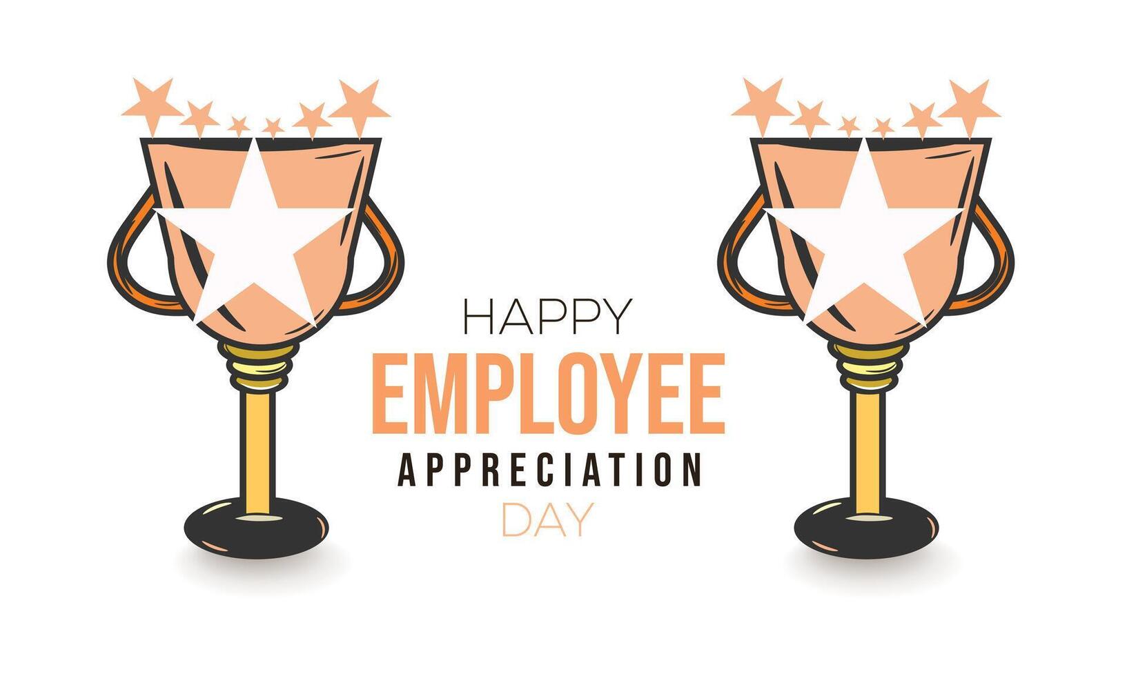 National Employee Appreciation Day. background, banner, card, poster, template. Vector illustration.