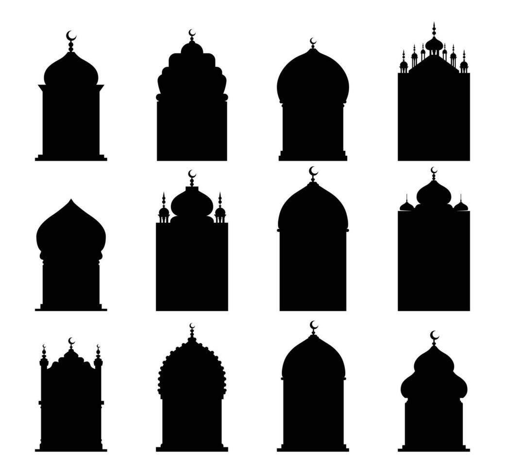 Islamic door and window arch shape 35648276 Vector Art at Vecteezy
