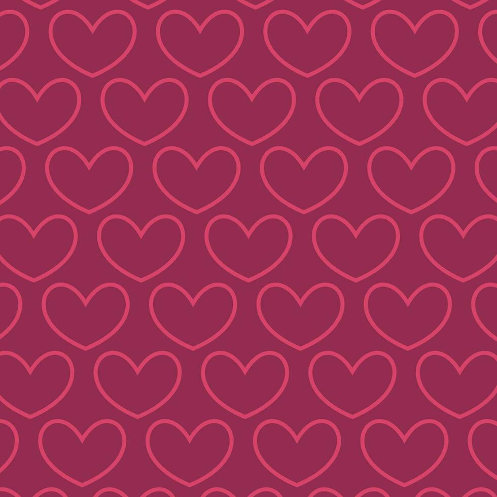valentines day background with heart icon. vector design for greeting cards, posters, social media, gift wrapping. love background