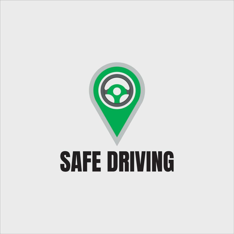 Safe Driving Logo Vector