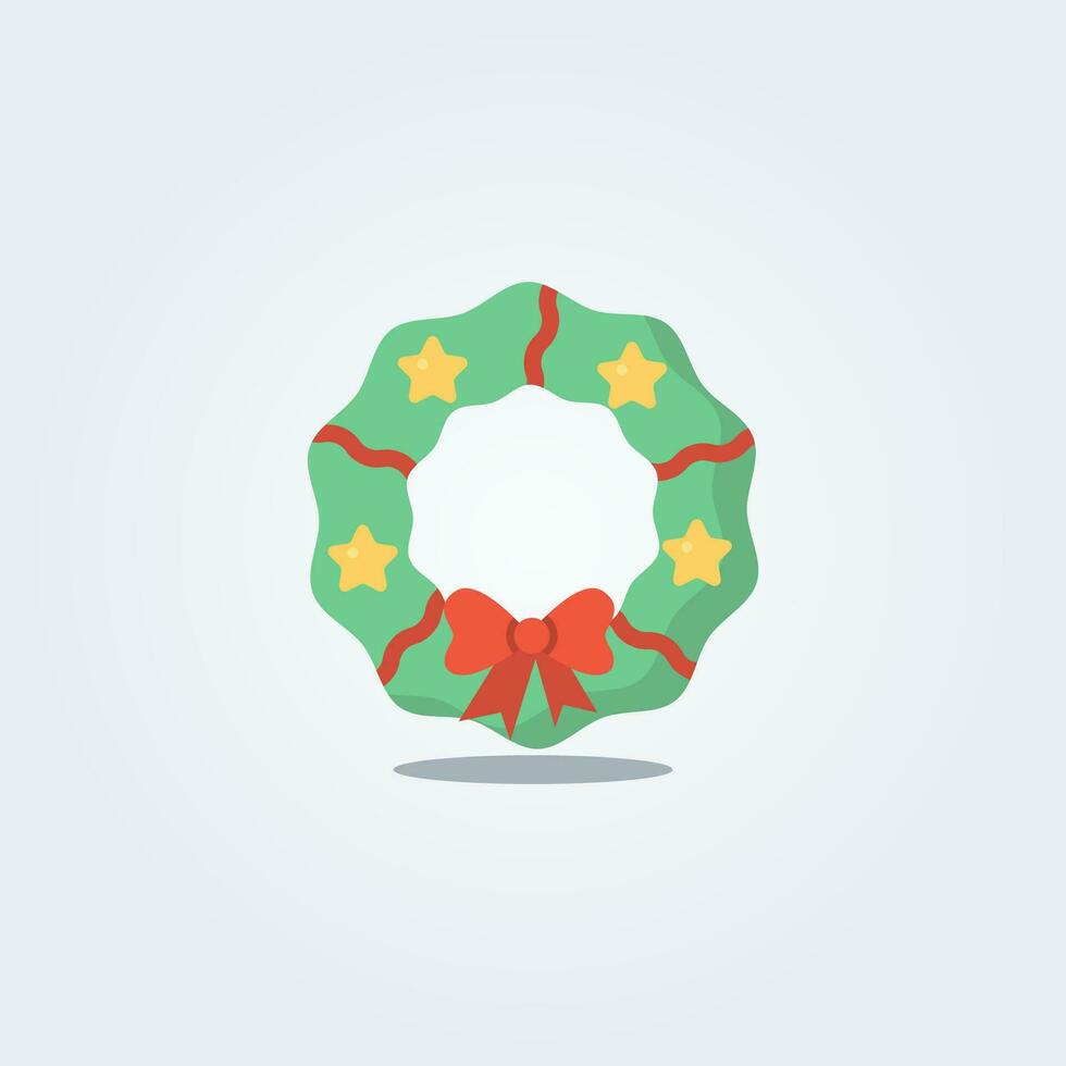 Christmas Decorative  logo design icon element vector merry christmas