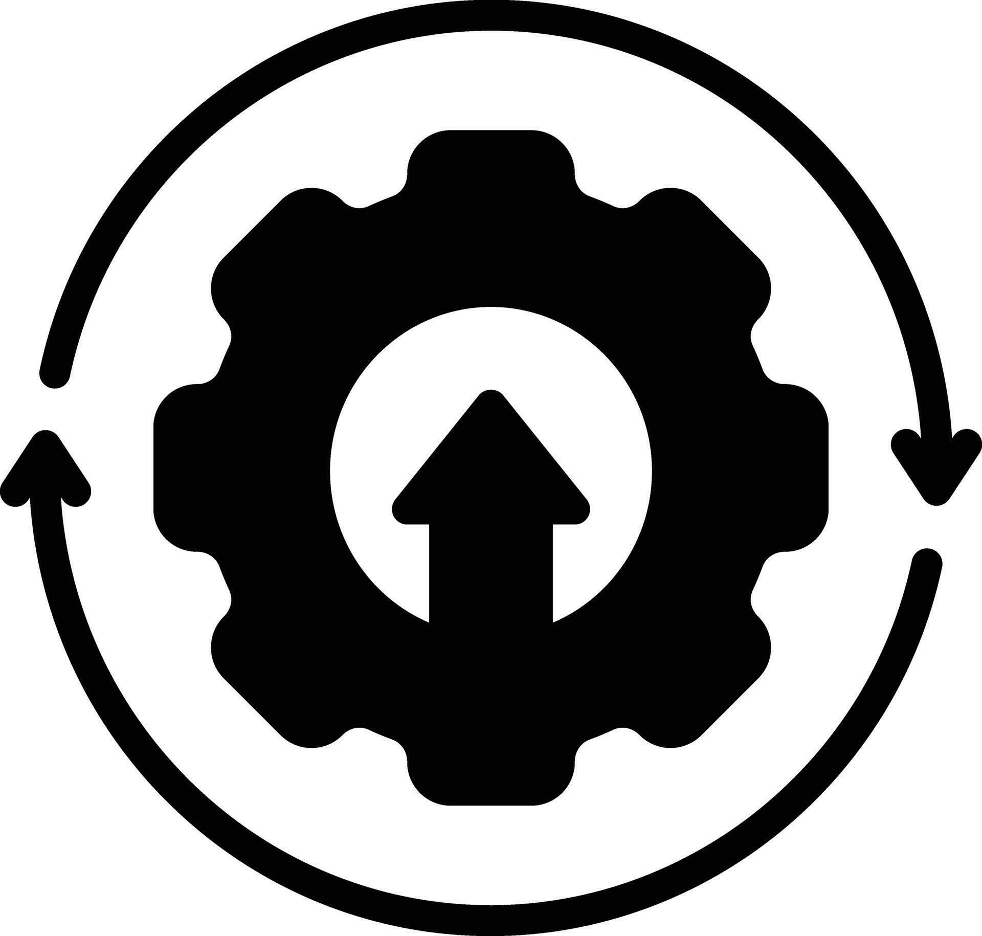 Solid icon for upgrade 35648920 Vector Art at Vecteezy