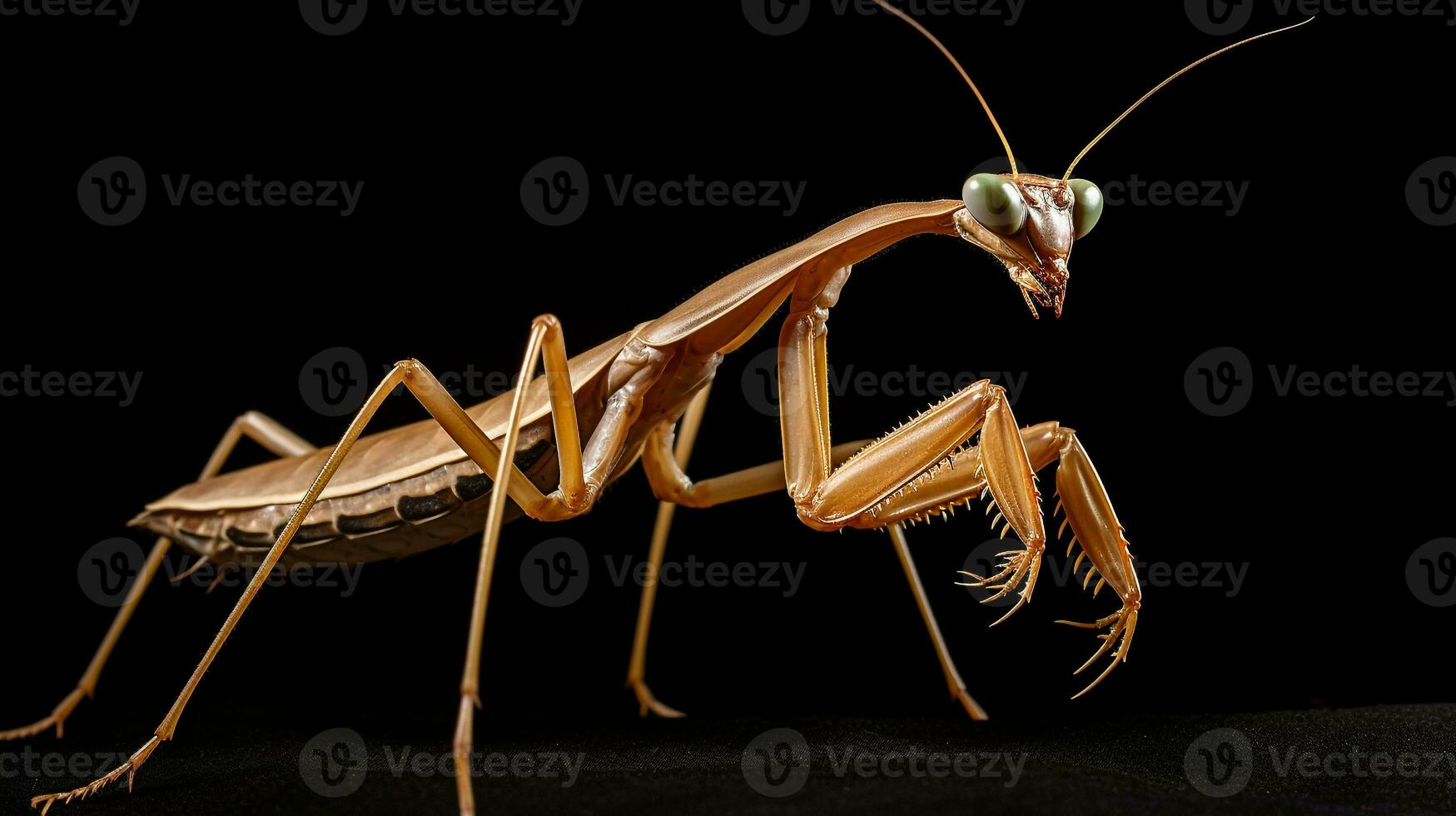 AI generated Photo of Walking Stick Insect isolated on white background. Generative AI
