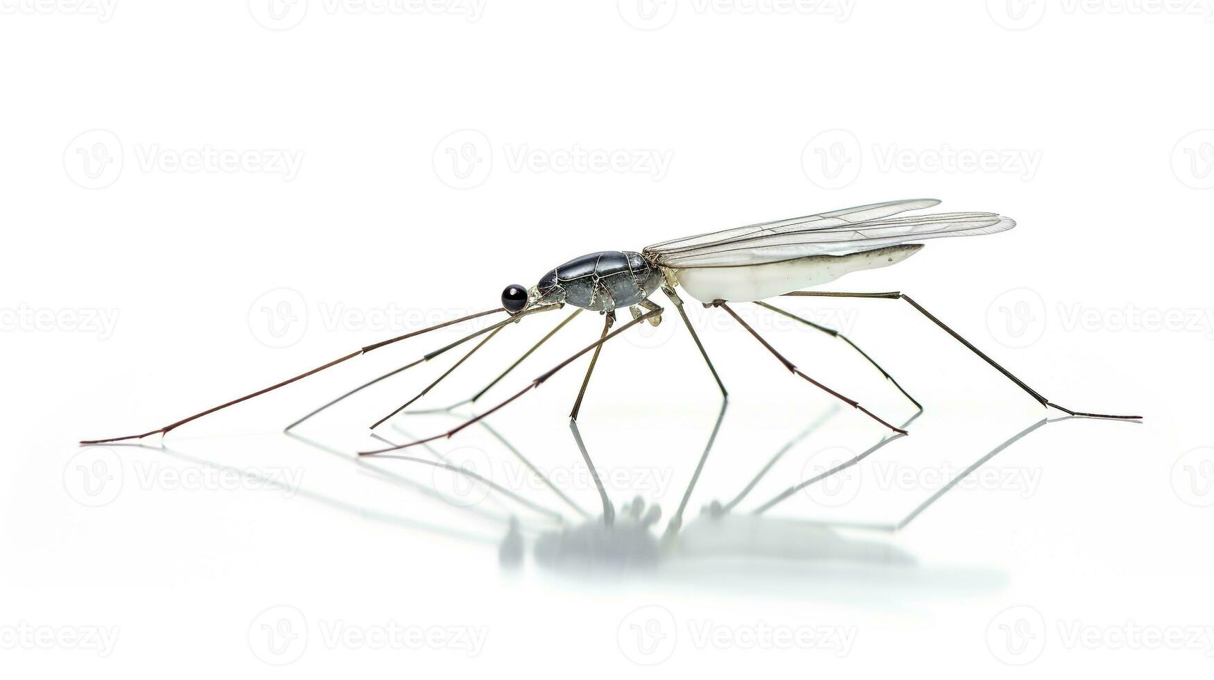 AI generated Photo of Water Strider isolated on white background. Generative AI