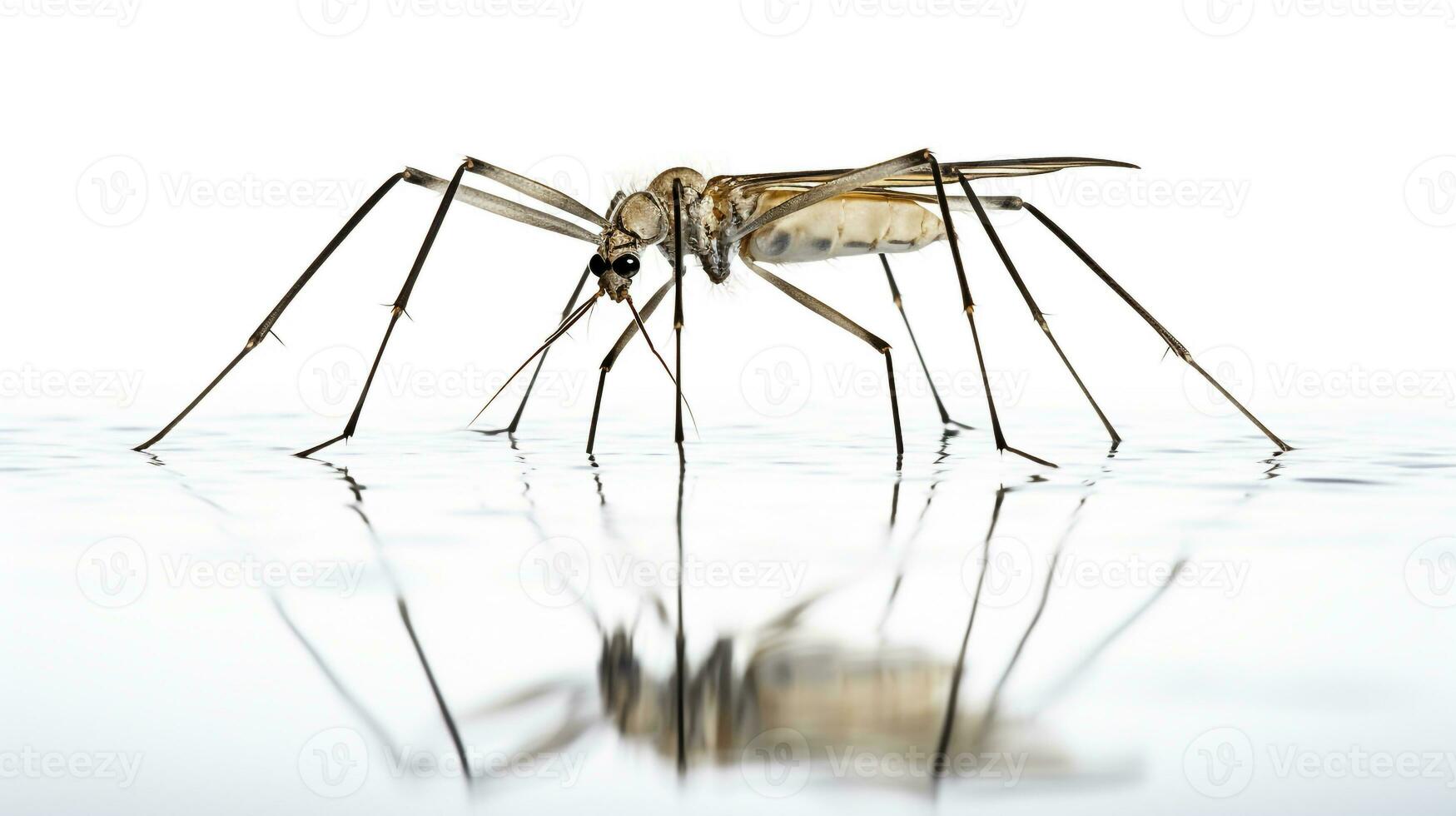 AI generated Photo of Water Strider isolated on white background. Generative AI