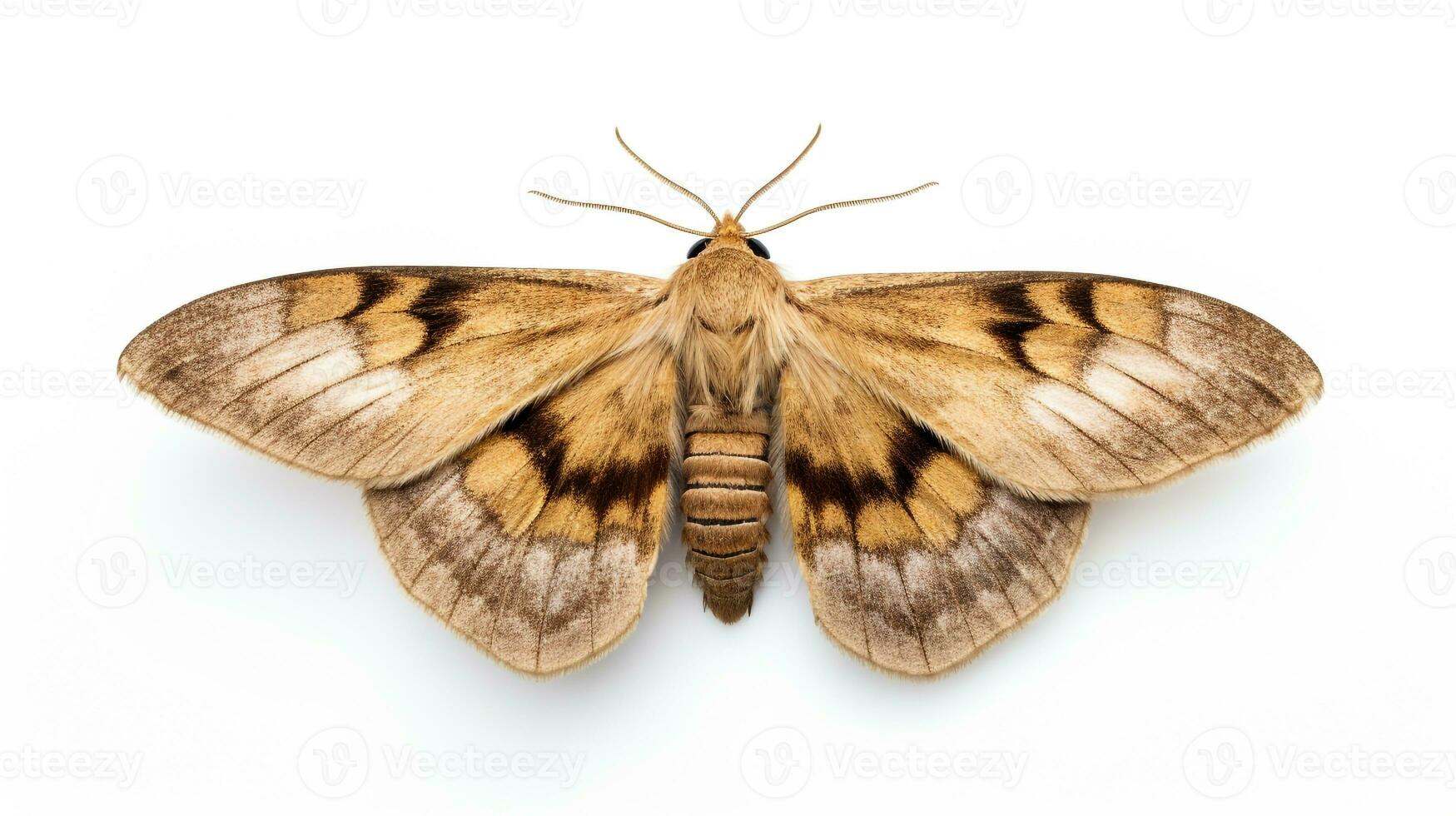 AI generated Photo of Jumping Bean Moth isolated on white background. Generative AI