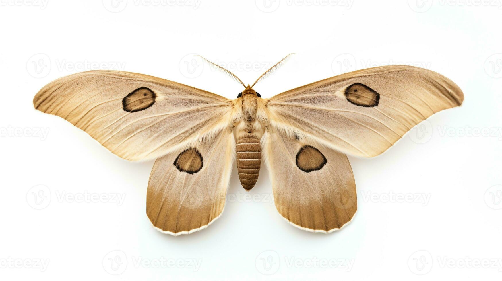 AI generated Photo of Jumping Bean Moth isolated on white background. Generative AI