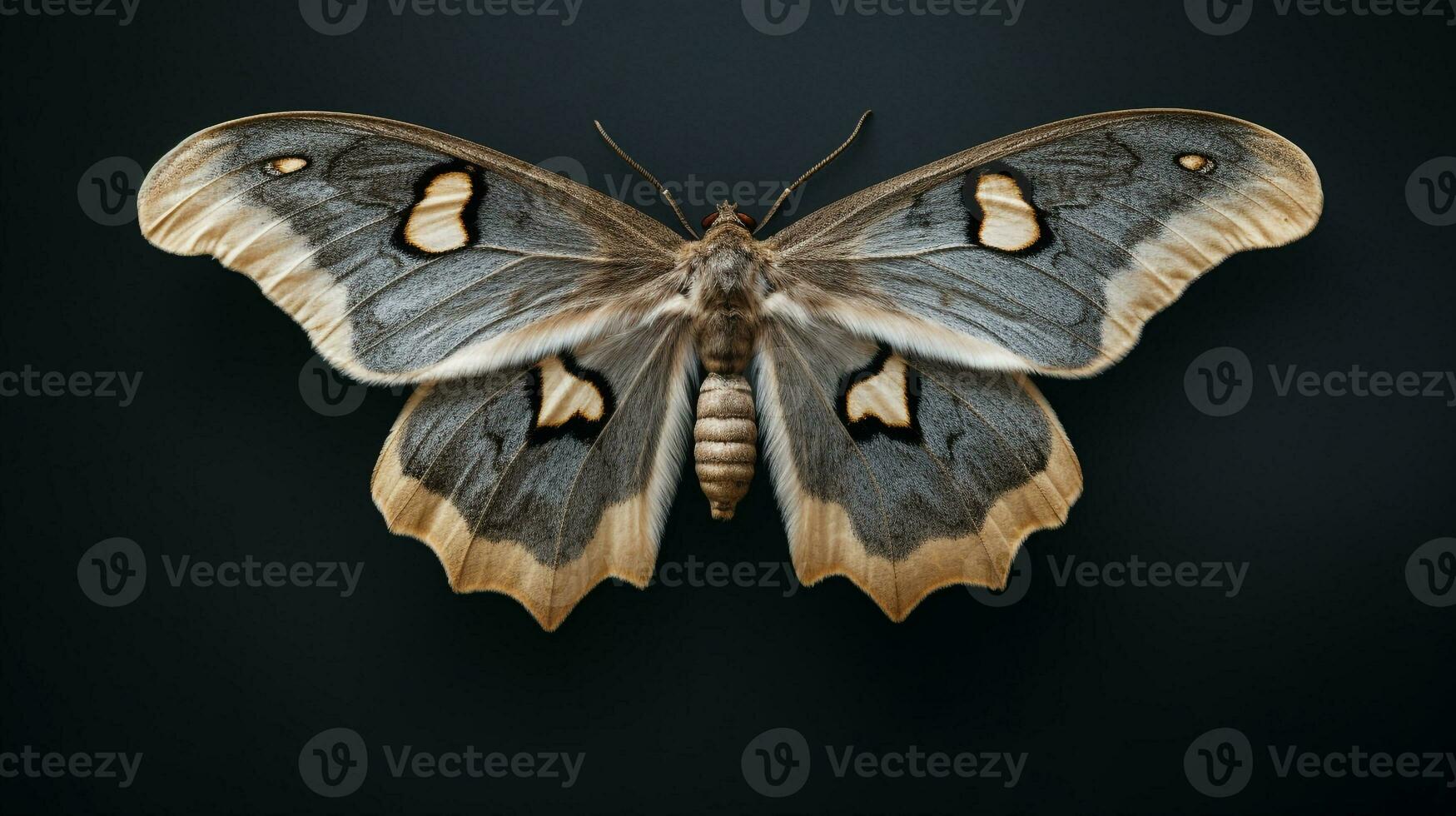 AI generated Photo of Jumping Bean Moth isolated on white background. Generative AI