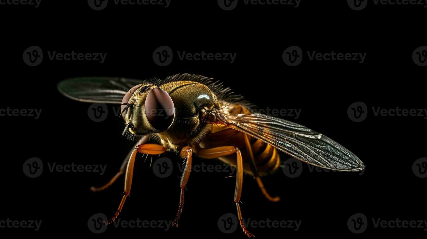 AI generated Photo of Horsefly isolated on white background. Generative AI