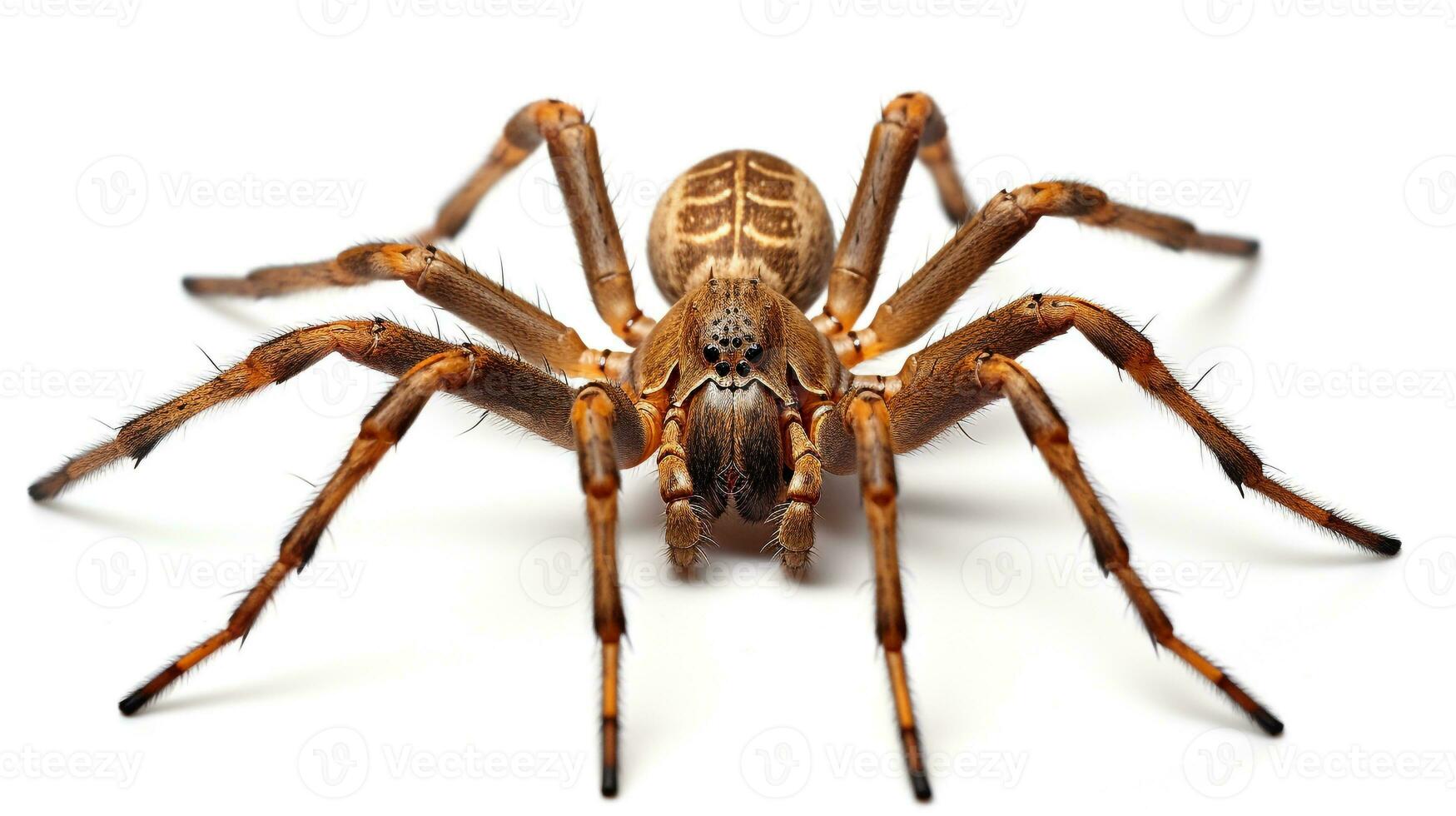 AI generated Photo of Fishing Spider isolated on white background. Generative AI