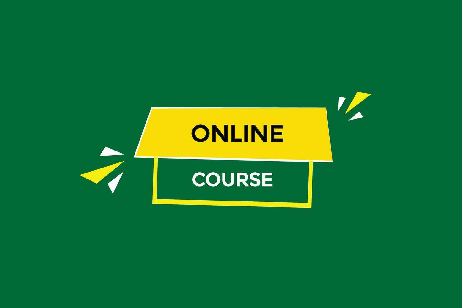 new website, click button,online course, level, sign, speech, bubble  banner, vector