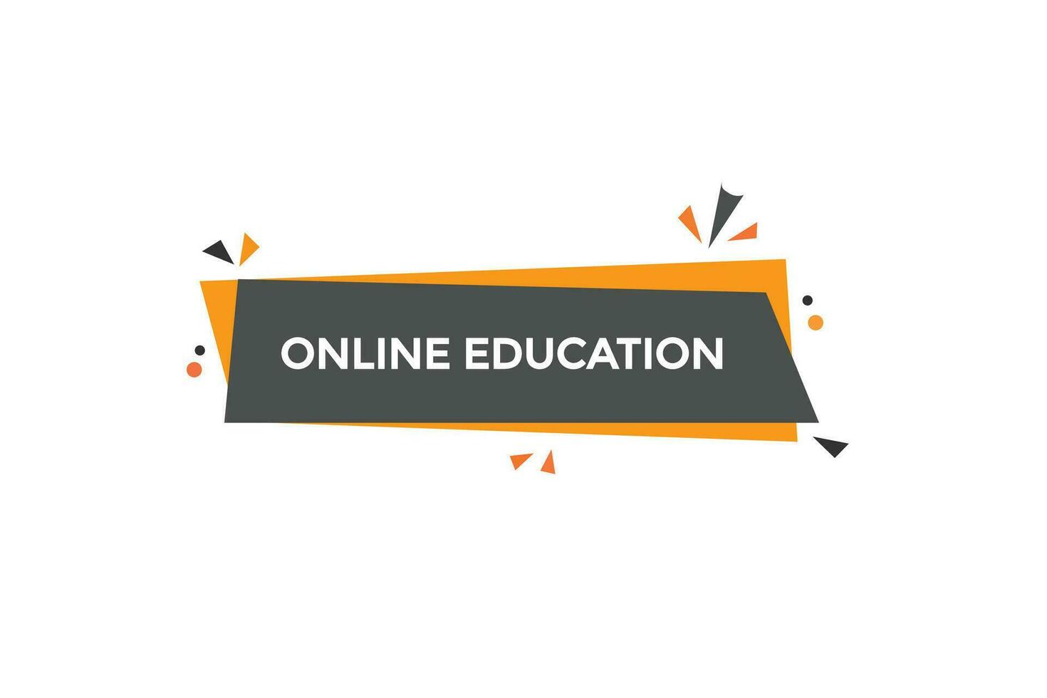 new website, click button,online education, level, sign, speech, bubble  banner, vector