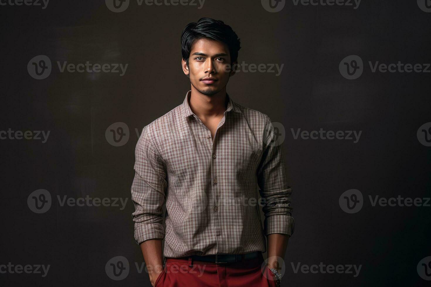 AI generated Attractive Man Posing for a Photo