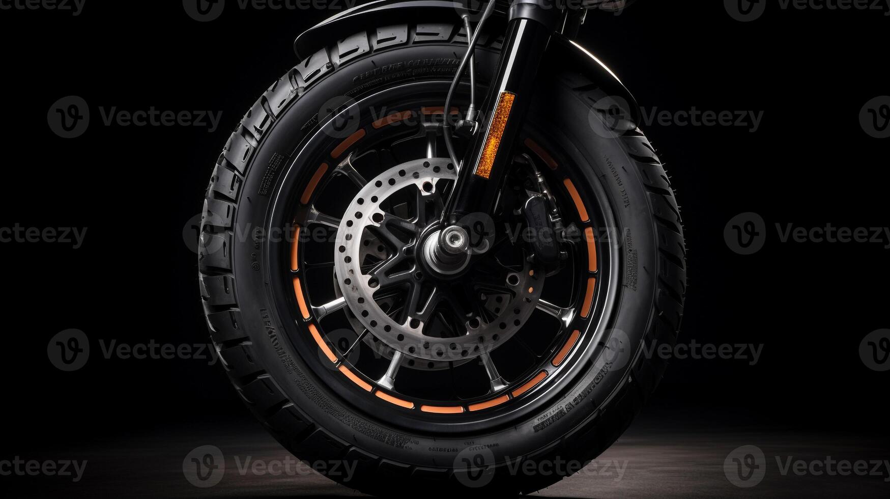 AI generated a closeup shot of a harleydavidson sportster's front