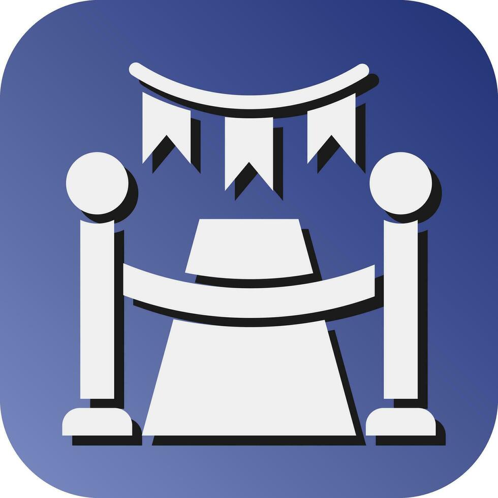 Ceremony  Vector Glyph Gradient Background Icon For Personal And Commercial Use.