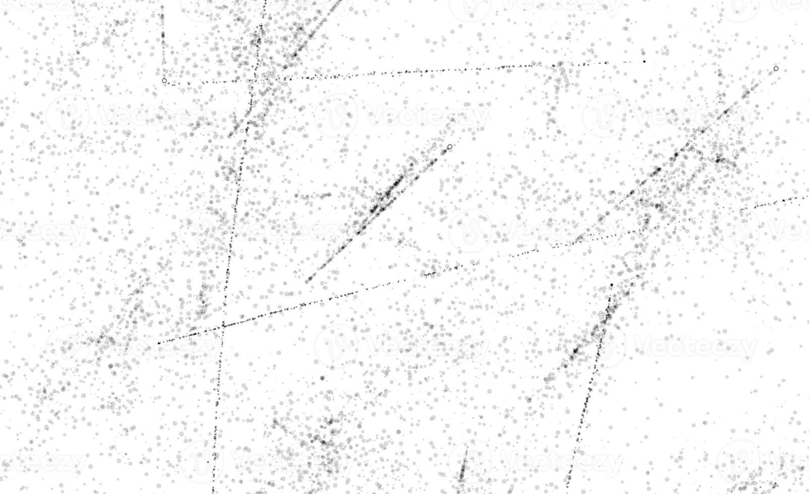 Monochrome particles abstract texture.Overlay illustration over any design to create grungy vintage effect and depth. photo