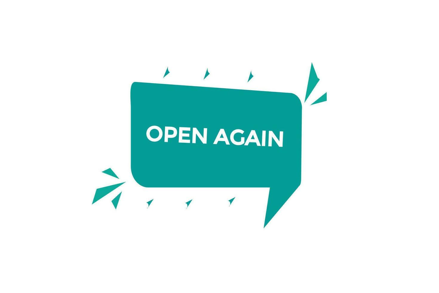 new website, click button,open again, level, sign, speech, bubble  banner, vector