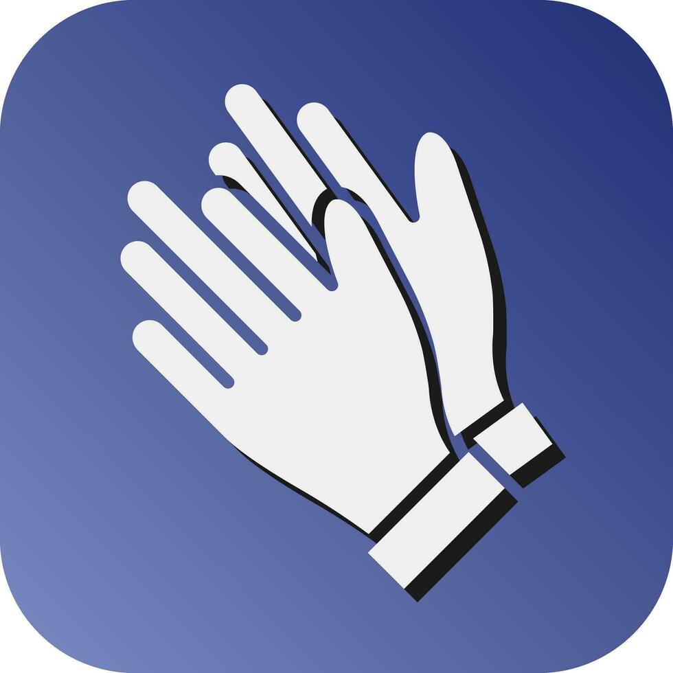 Applause  Vector Glyph Gradient Background Icon For Personal And Commercial Use.