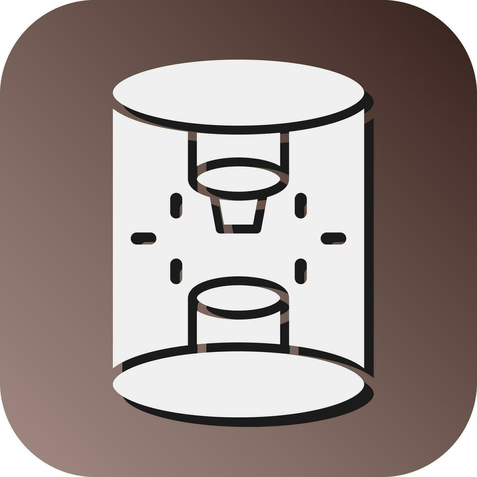 Arc Method  Vector Glyph Gradient Background Icon For Personal And Commercial Use.