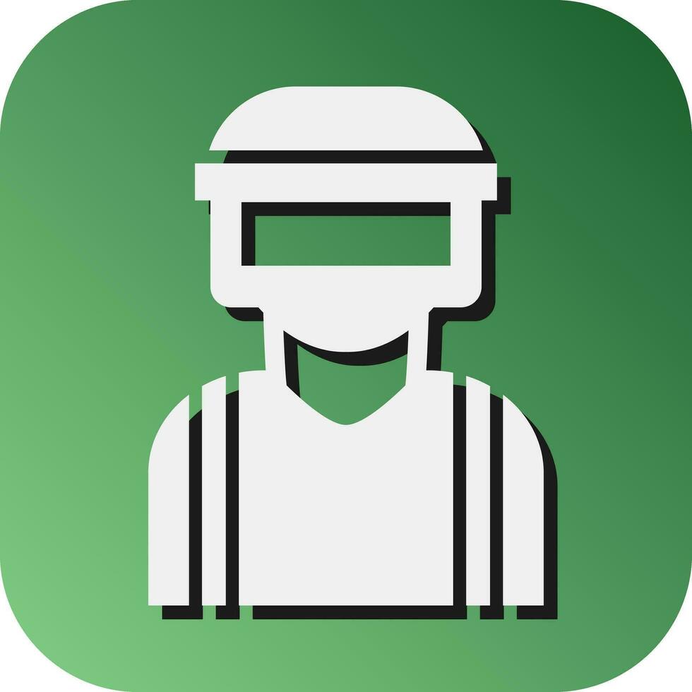 Player  Vector Glyph Gradient Background Icon For Personal And Commercial Use.