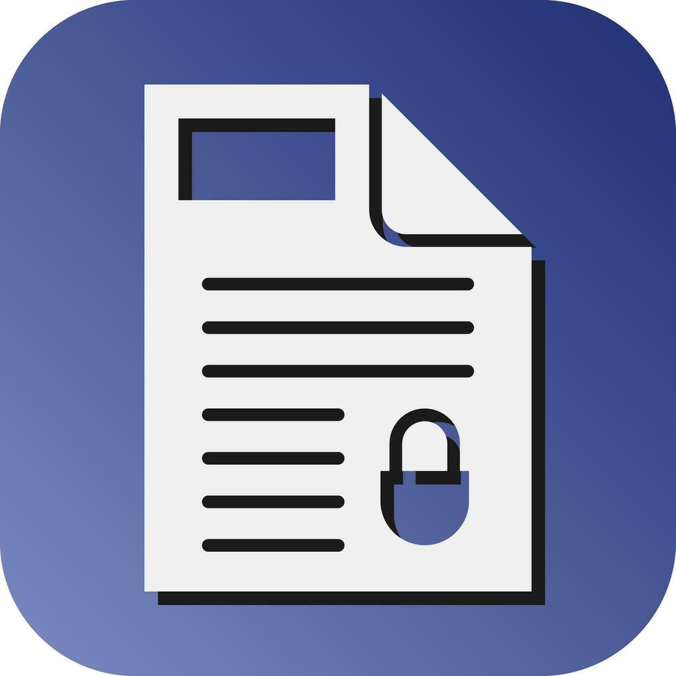 Privacy by Design  Vector Glyph Gradient Background Icon For Personal And Commercial Use.