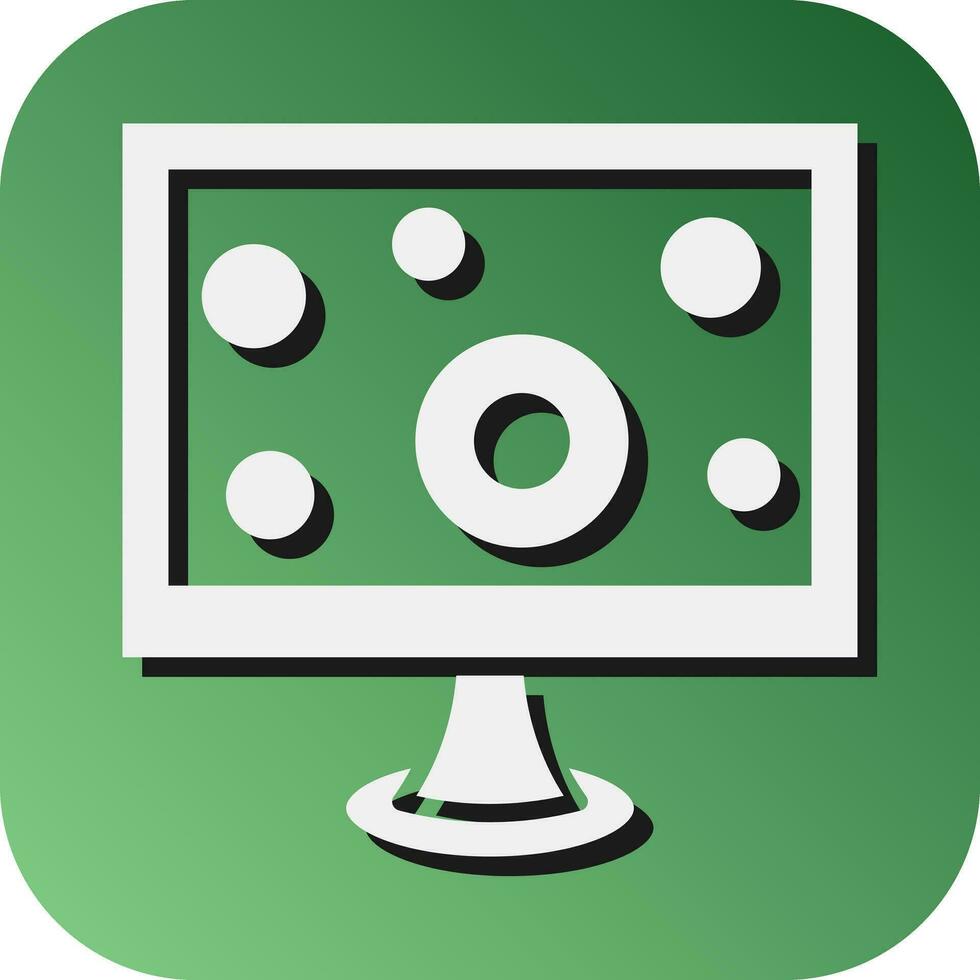 Heat Maps  Vector Glyph Gradient Background Icon For Personal And Commercial Use.