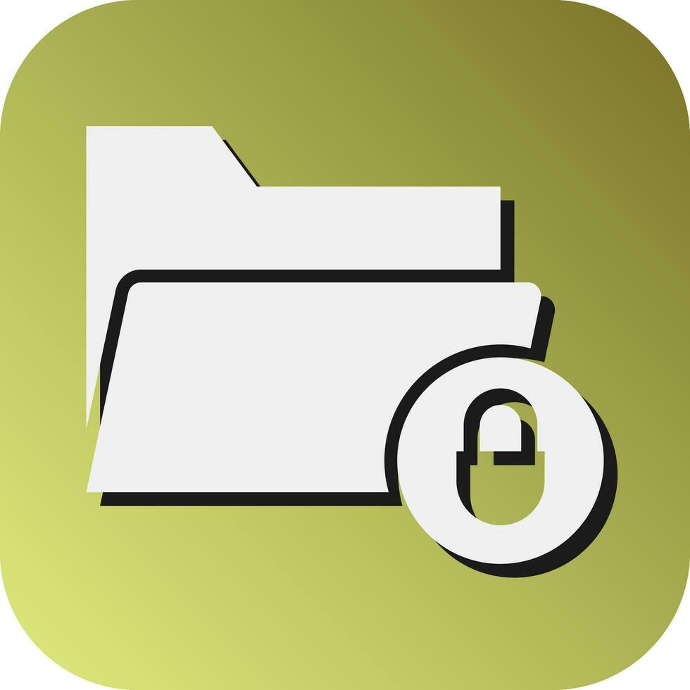Encrypted Data  Vector Glyph Gradient Background Icon For Personal And Commercial Use.